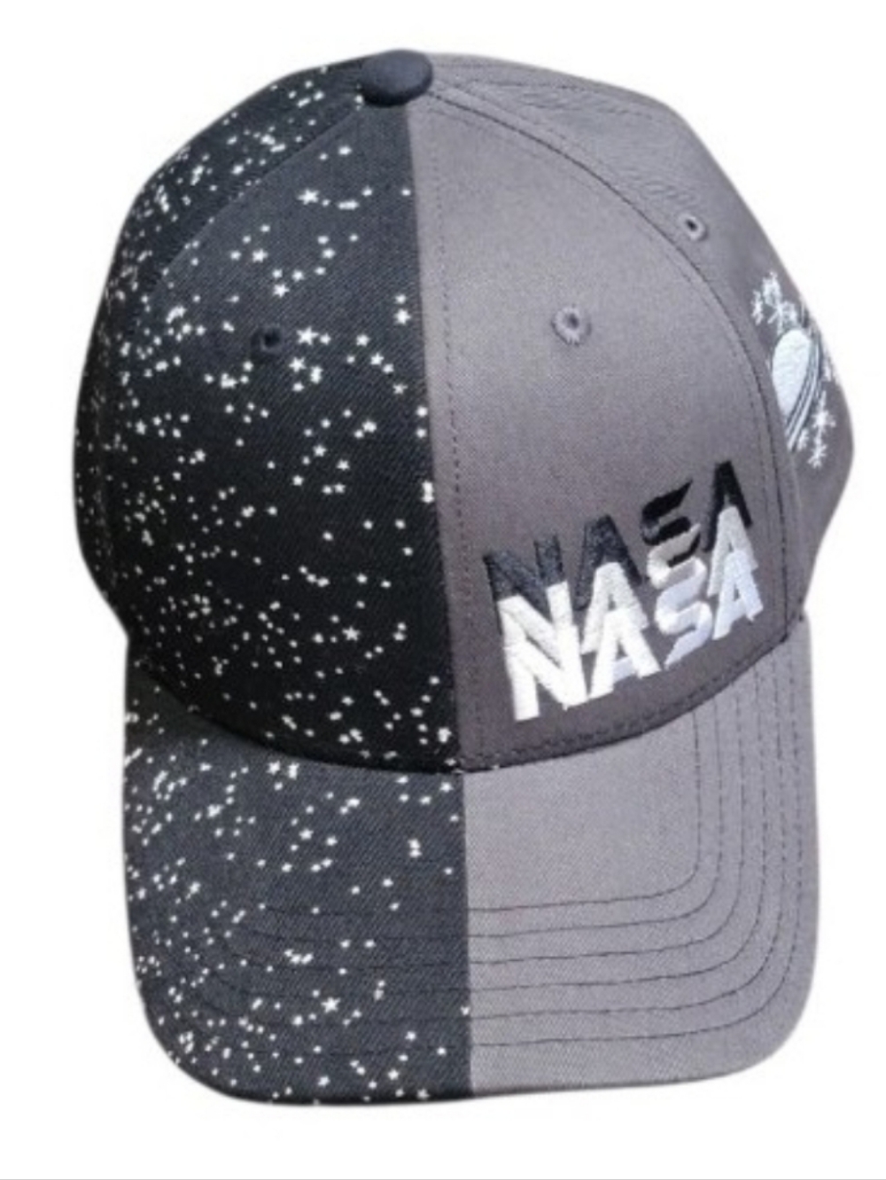NASA Unisex "I Need Space" Half & Half Adjustable Hat